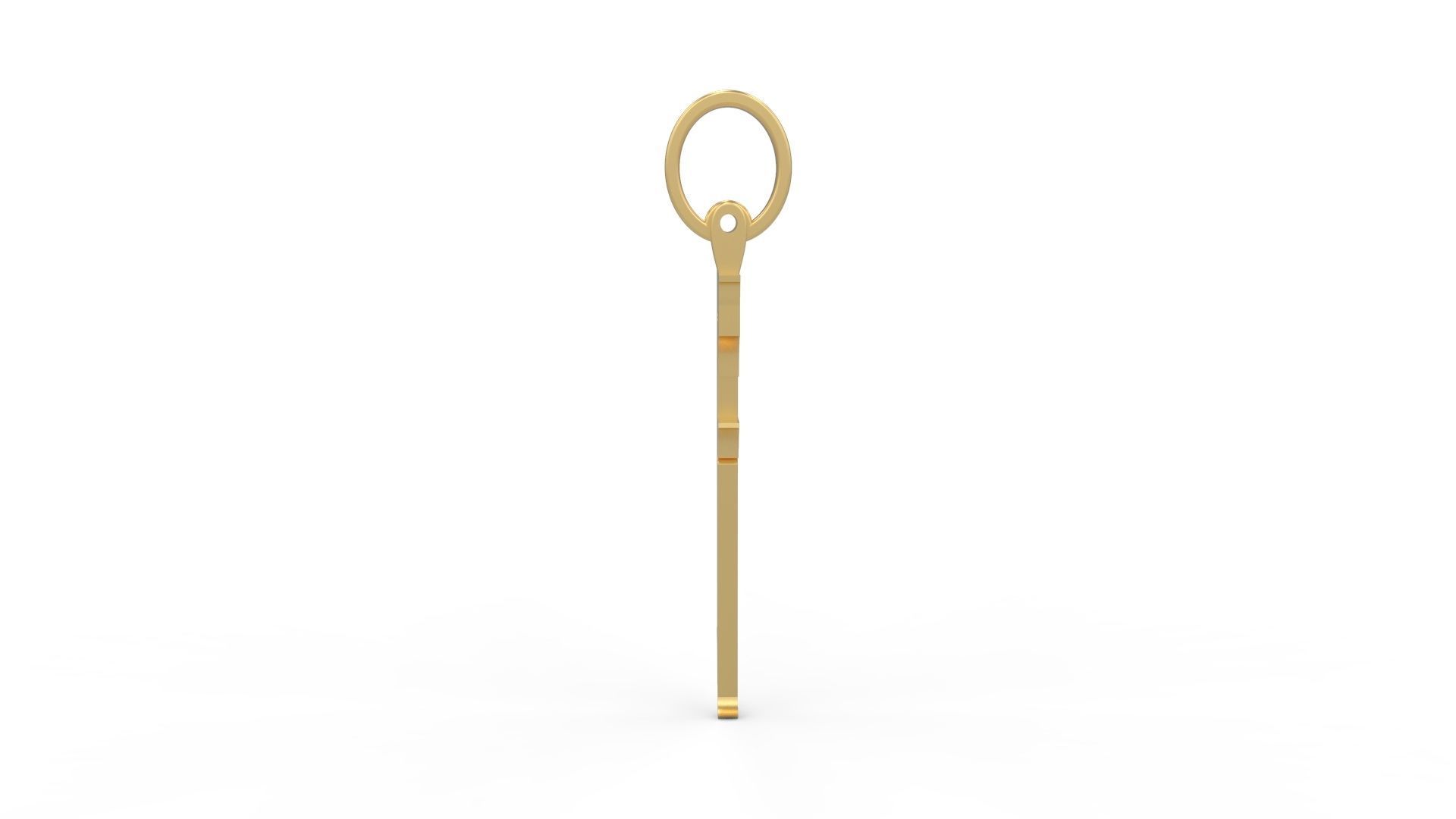 Initial Letters Pendant Rademos F 3D print model_2