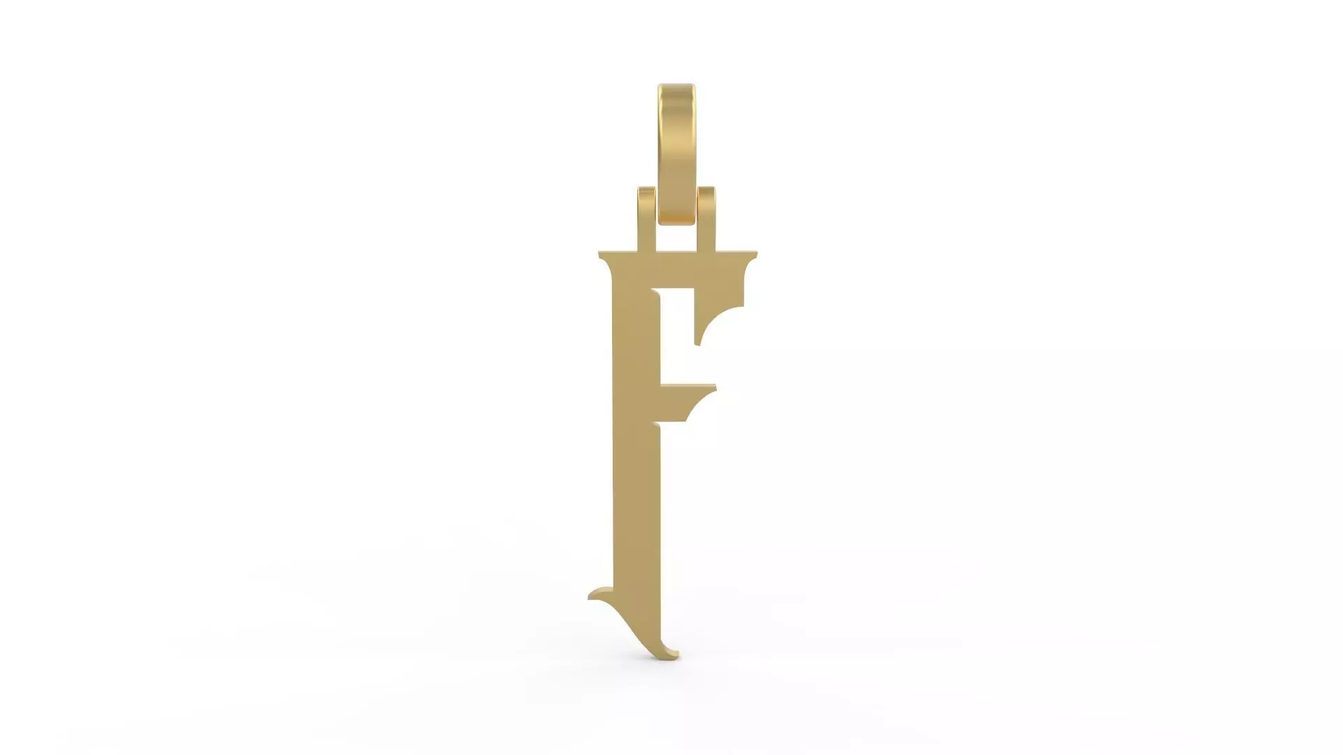 Initial Letters Pendant Rademos F 3D print model_0