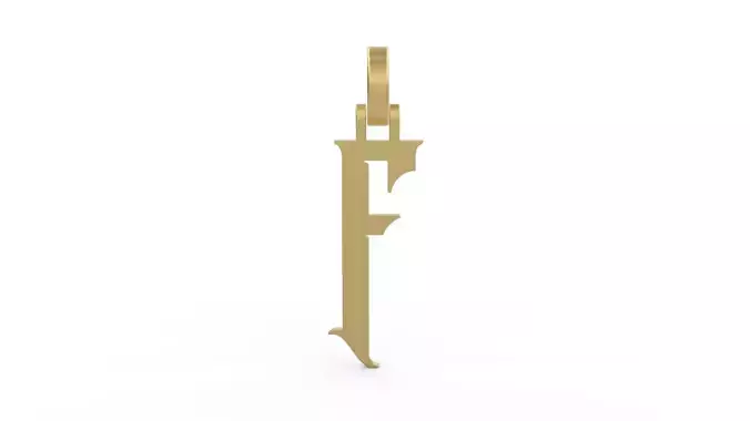 Initial Letters Pendant Rademos F