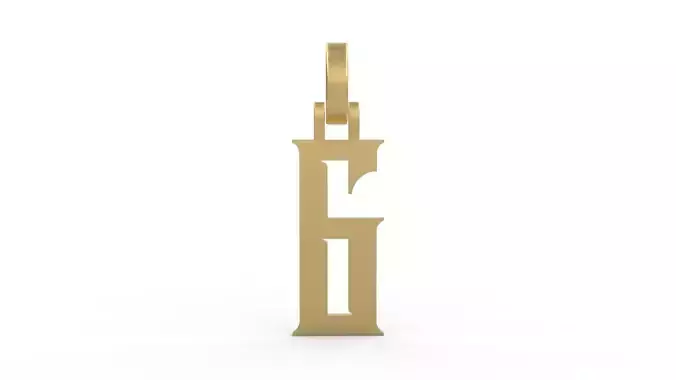 Initial Letters Pendant Rademos G