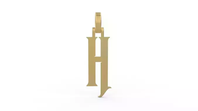 Initial Letters Pendant Rademos H