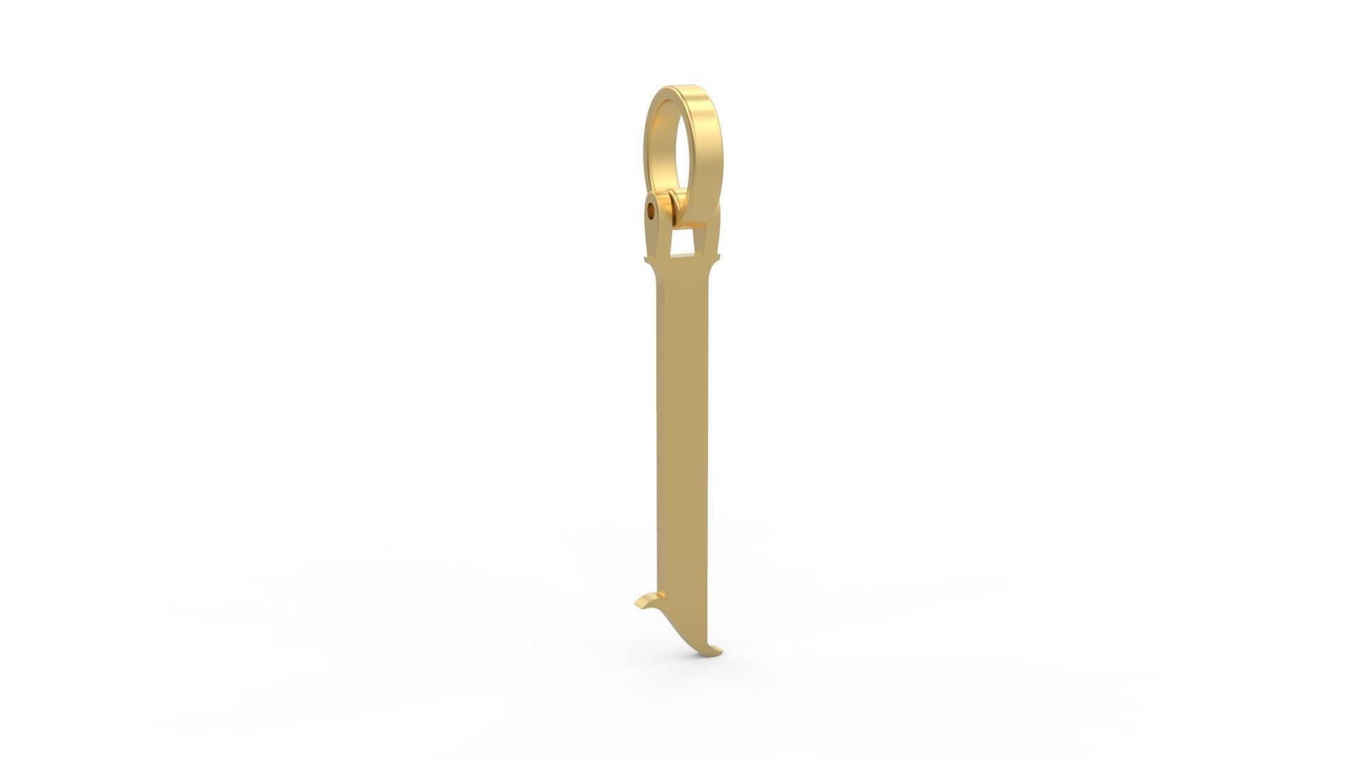 Initial Letters Pendant Rademos I 3D print model_3