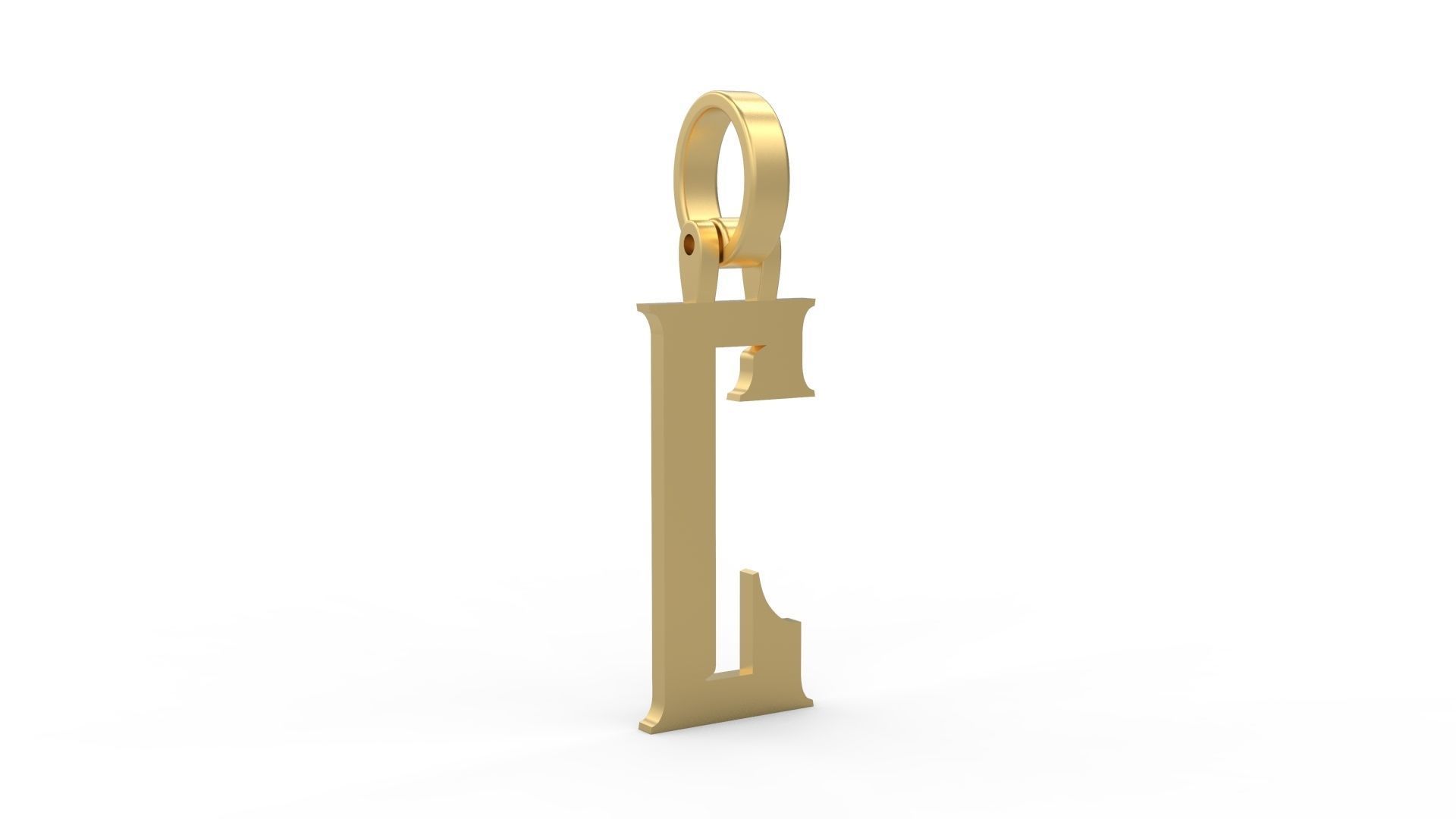 Initial Letters Pendant Rademos J 3D print model_3