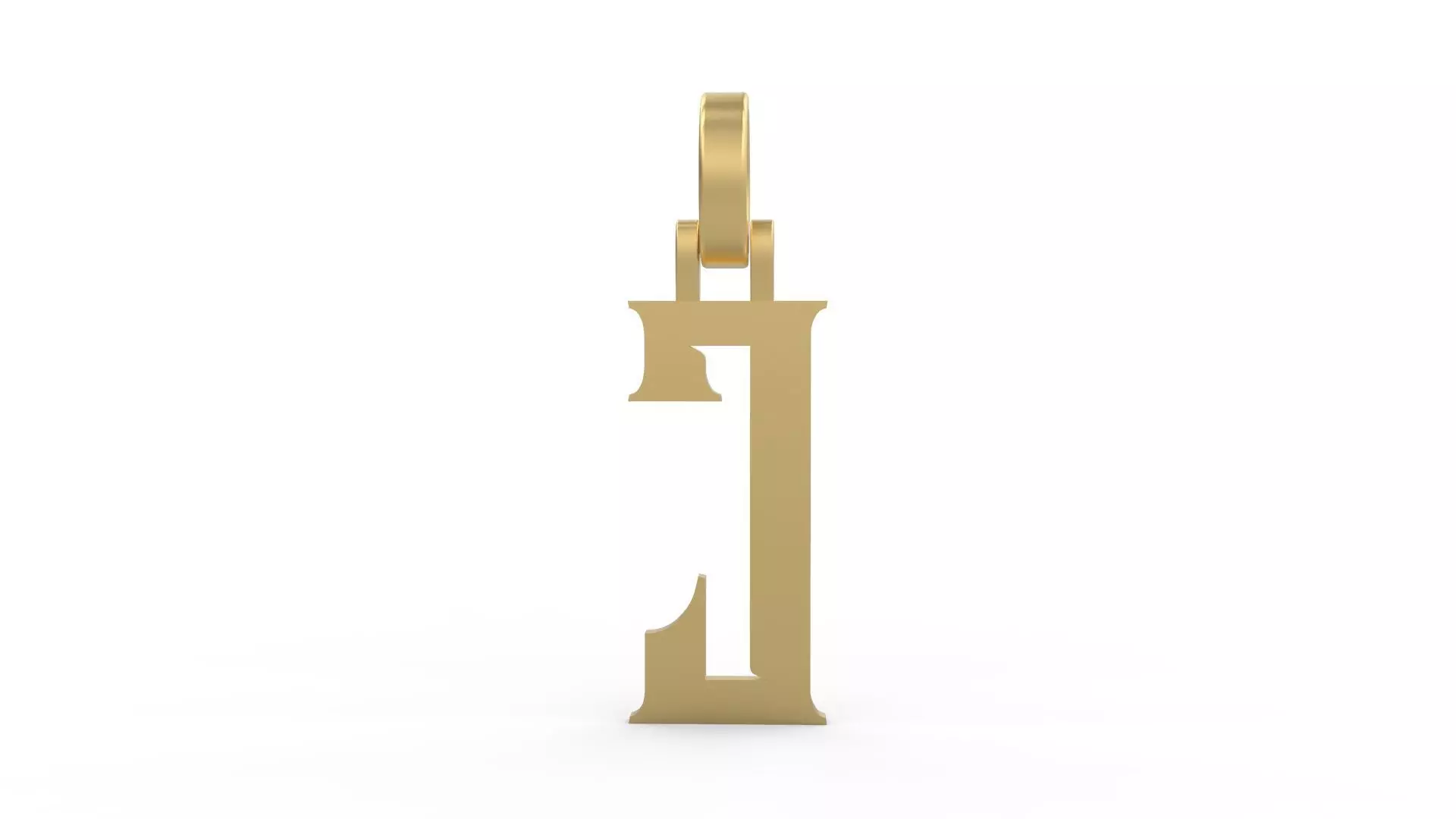 Initial Letters Pendant Rademos J 3D print model_0
