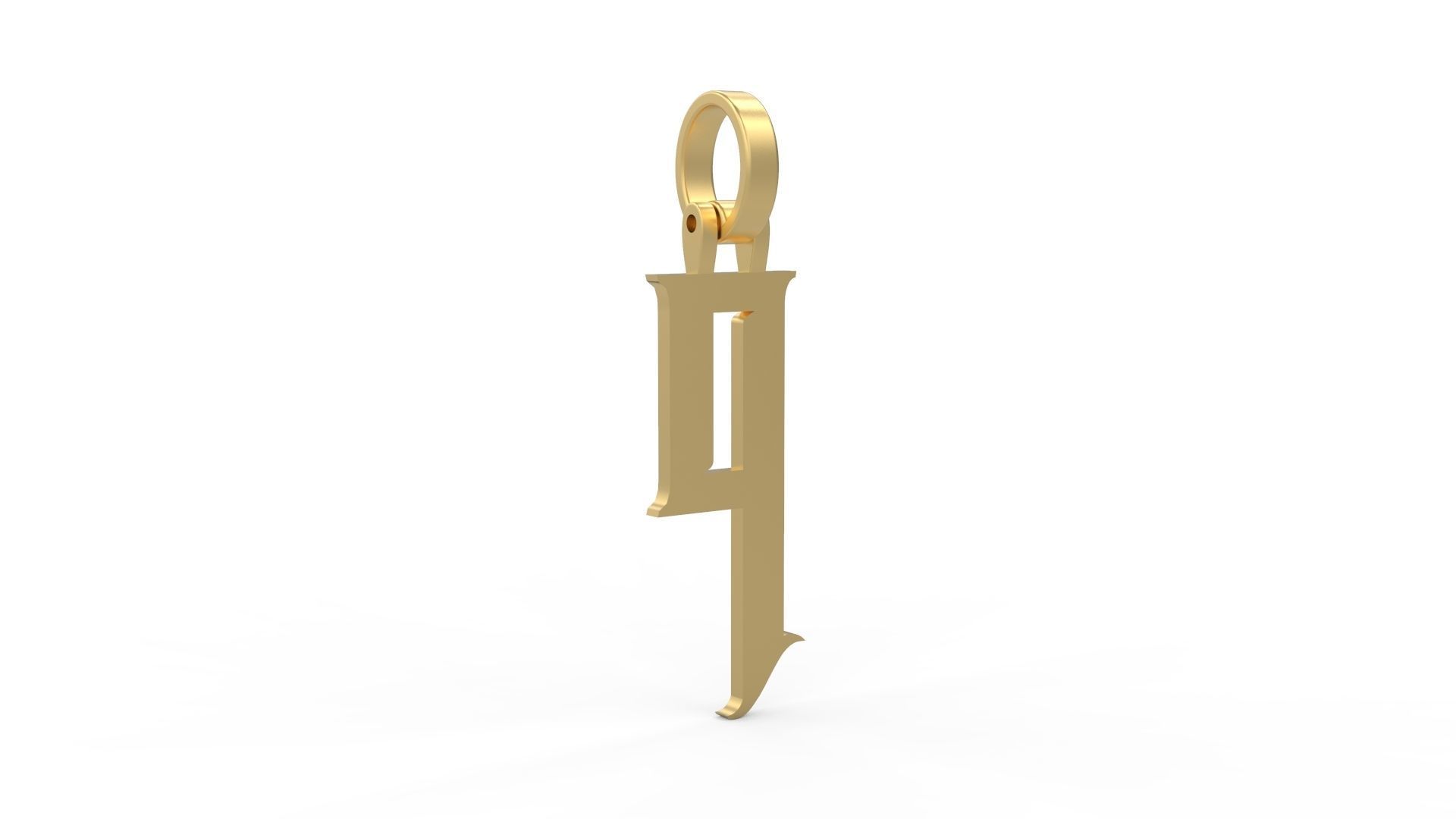 Initial Letters Pendant Rademos P 3D print model_3
