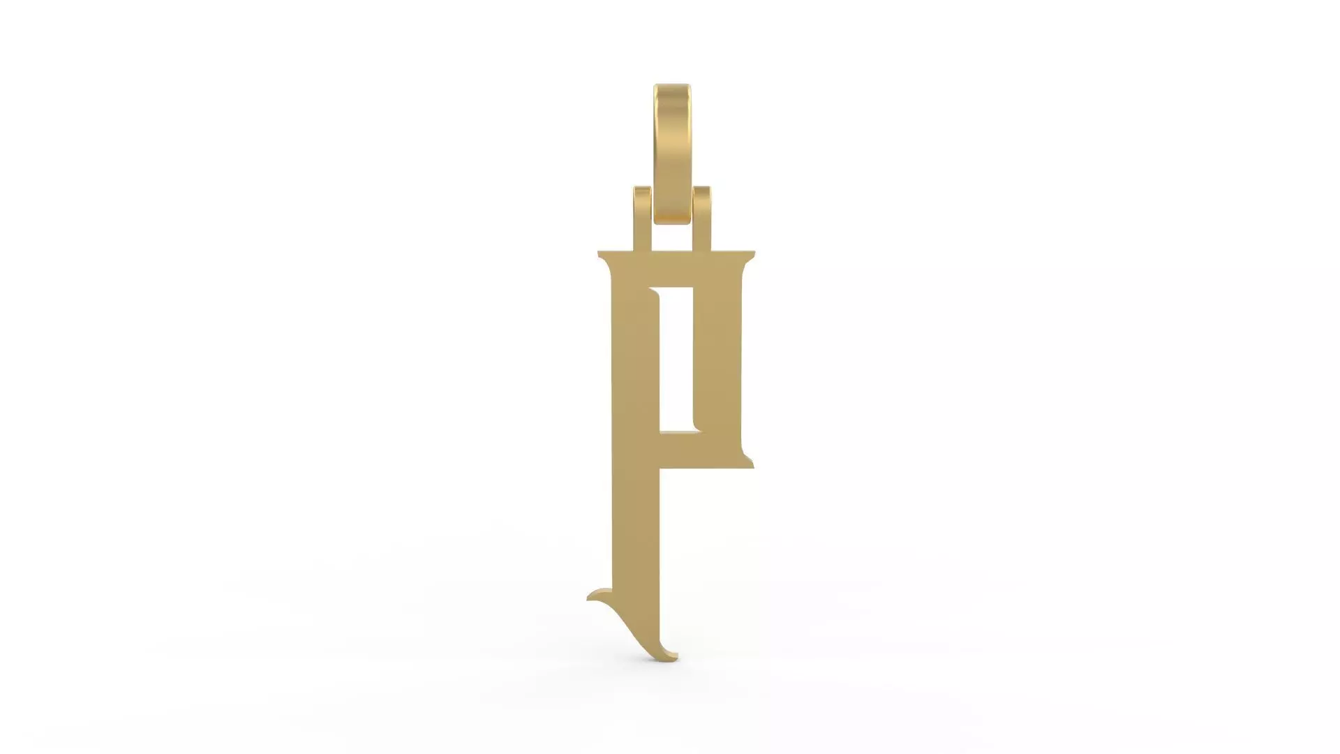 Initial Letters Pendant Rademos P 3D print model_0