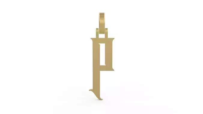Initial Letters Pendant Rademos P