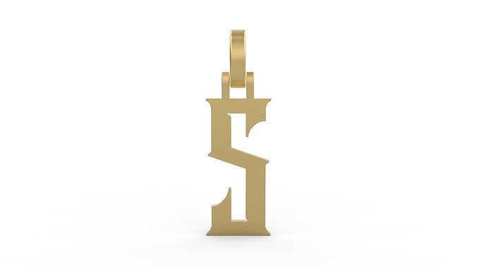 Initial Letters Pendant Rademos S 3D print model
