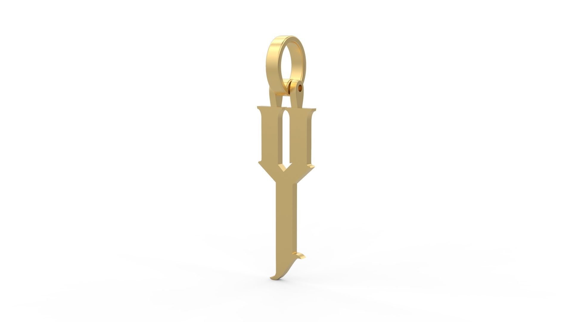Initial Letters Pendant Rademos Y 3D print model_1