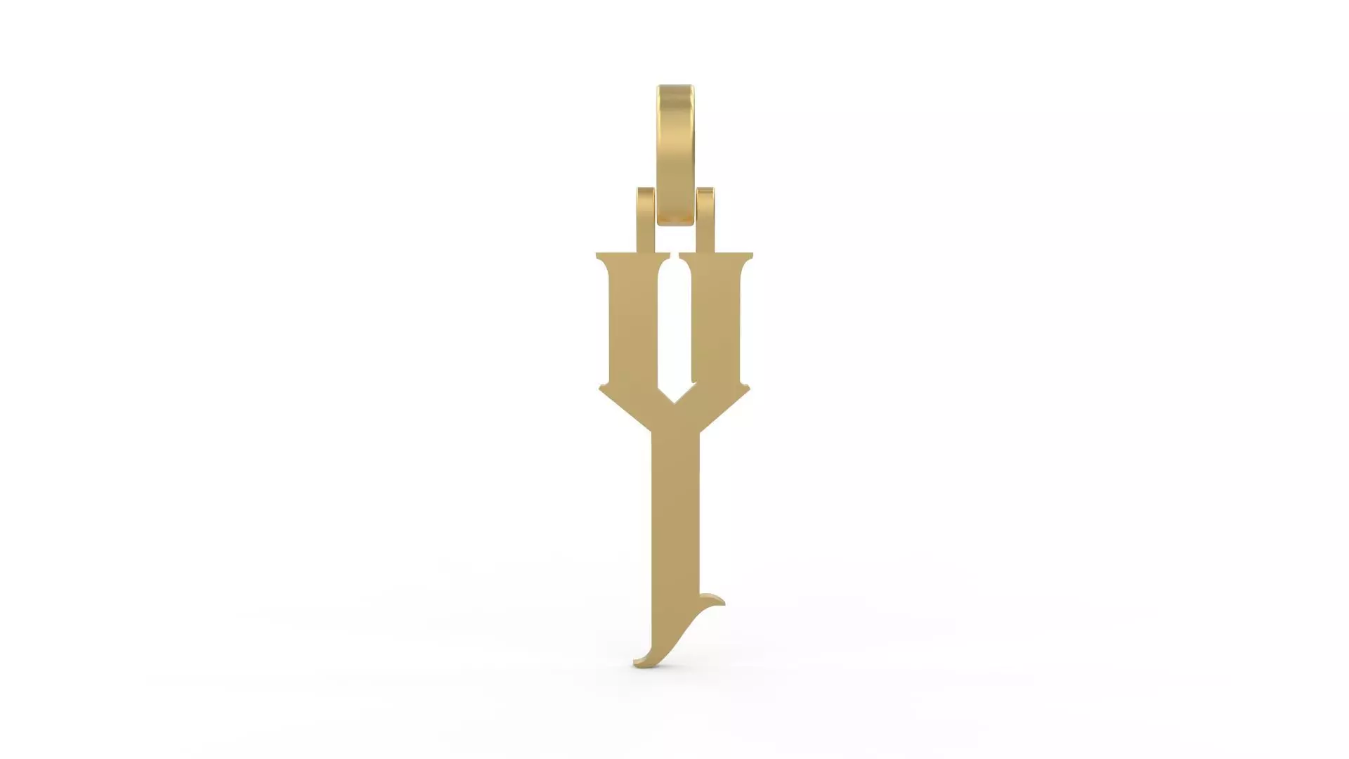 Initial Letters Pendant Rademos Y 3D print model_0