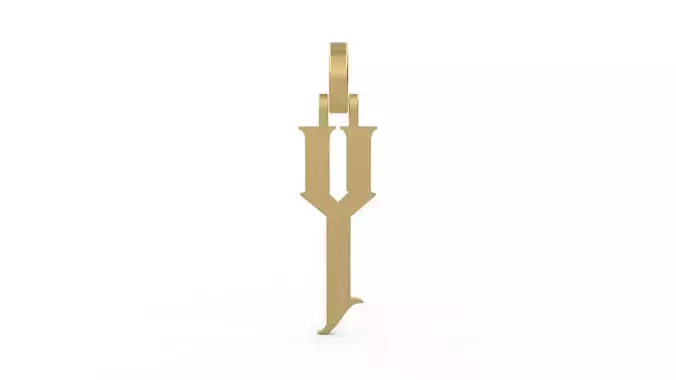 Initial Letters Pendant Rademos Y