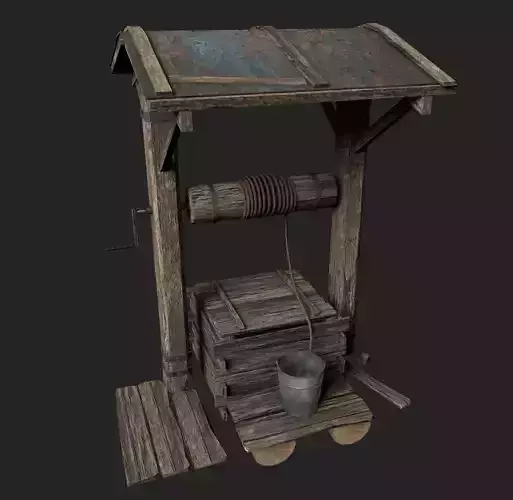 Water Well Low-poly 3D model Low-poly 3D model Water Well Low-poly 3D model Low-poly 3D model
