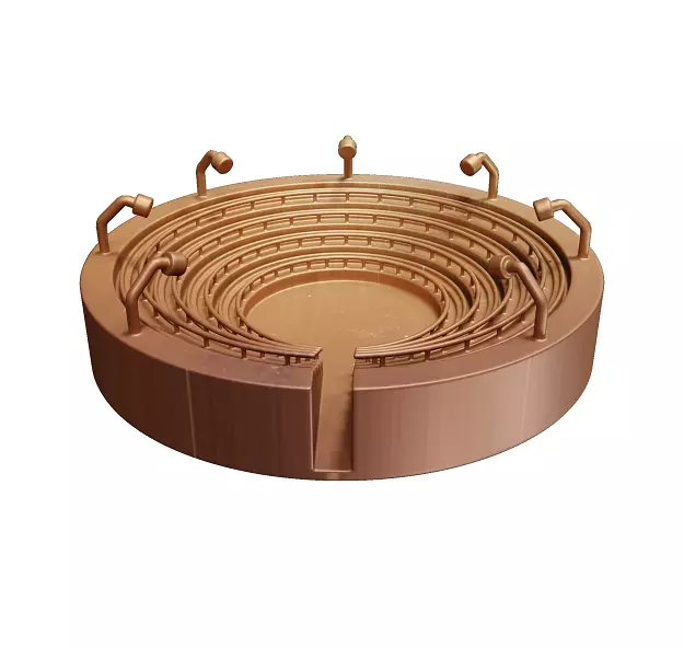 Wooden Outdoor Stadium 3D model_0