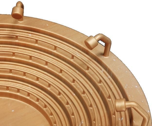 Wooden Outdoor Stadium 3D model_2