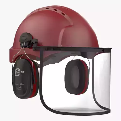 Safety Helmet 2 Red