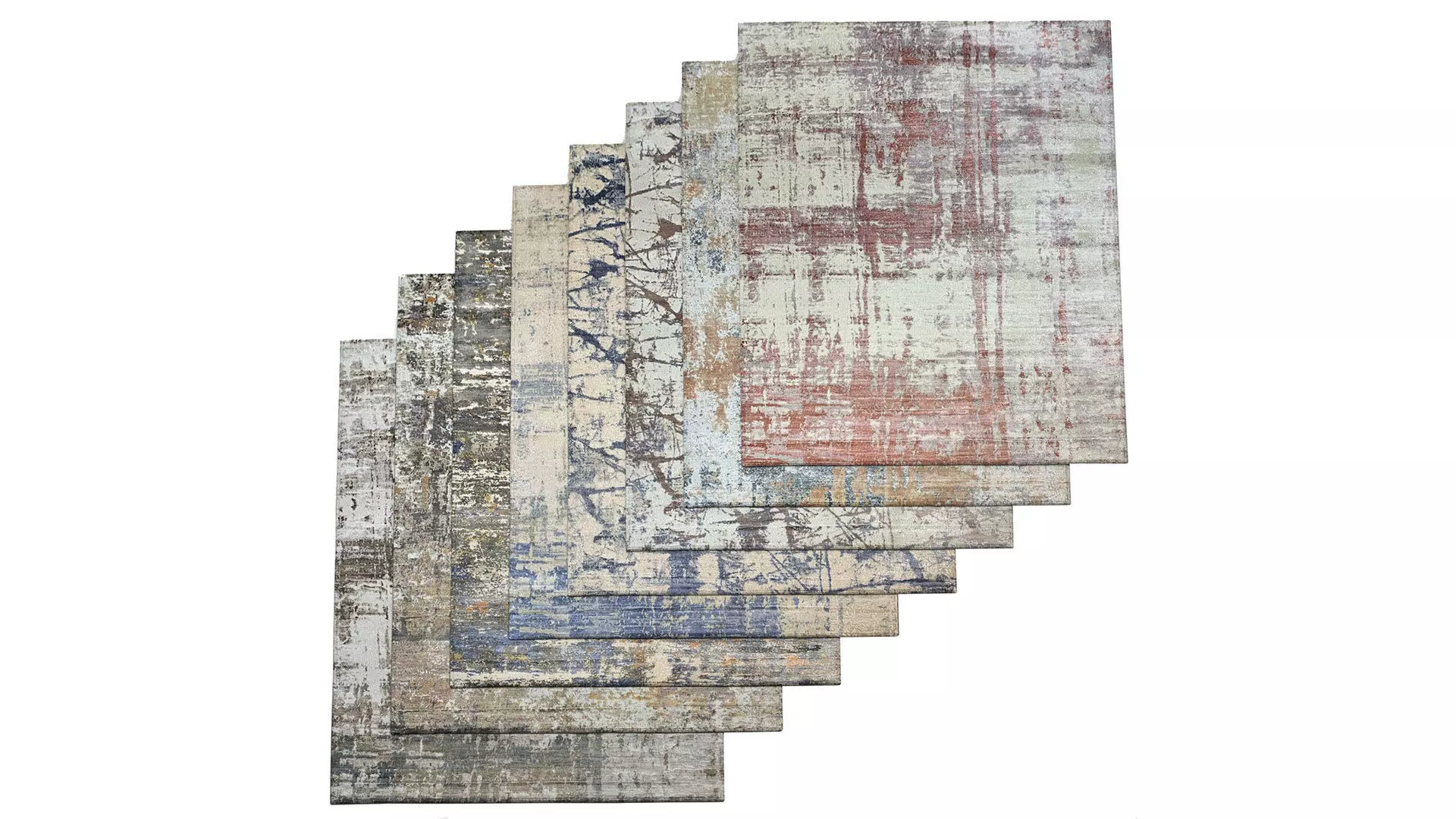 Artificial Silk Area Rugs collection 1 3D model