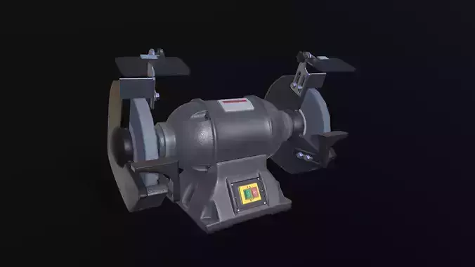 Grinding Machine PBR low-poly 