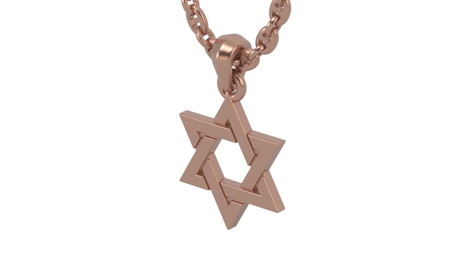 Star of david V4 3D print model_5