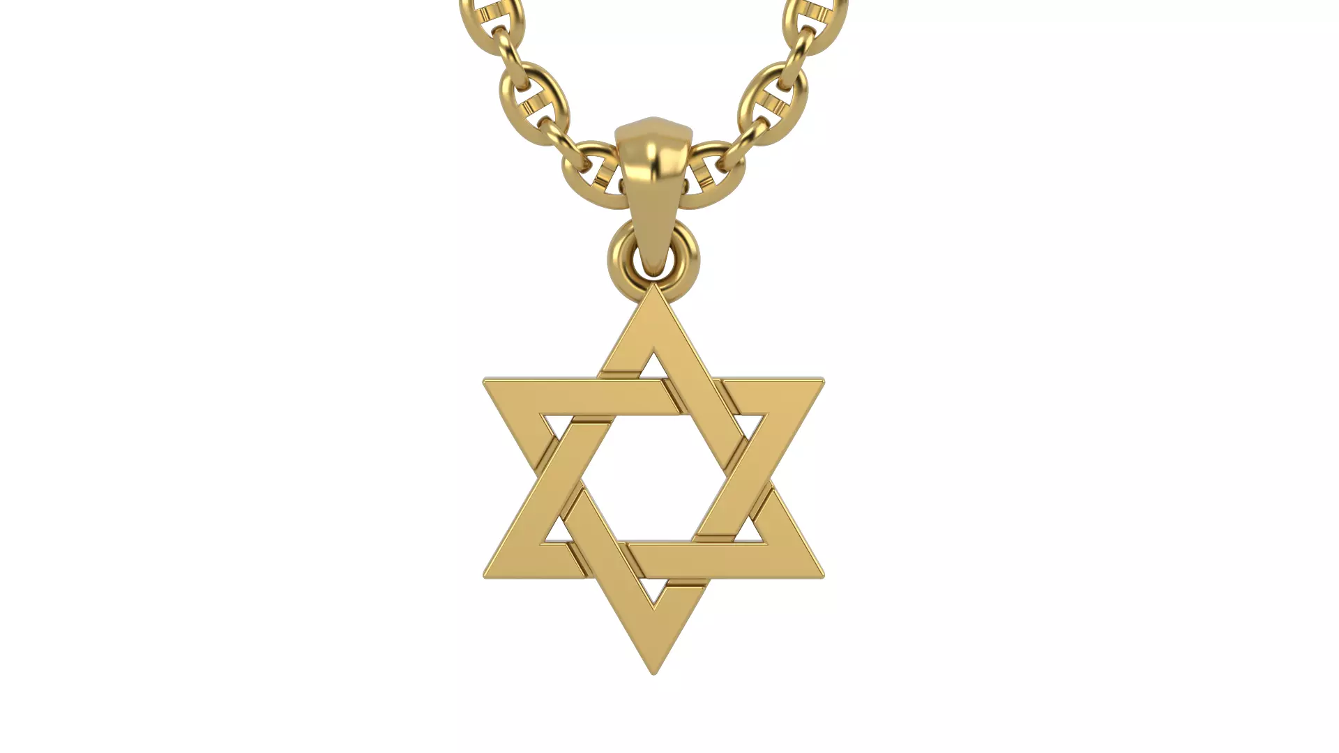 Star of david V4 3D print model_0