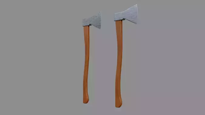 Axe - Low and High poly