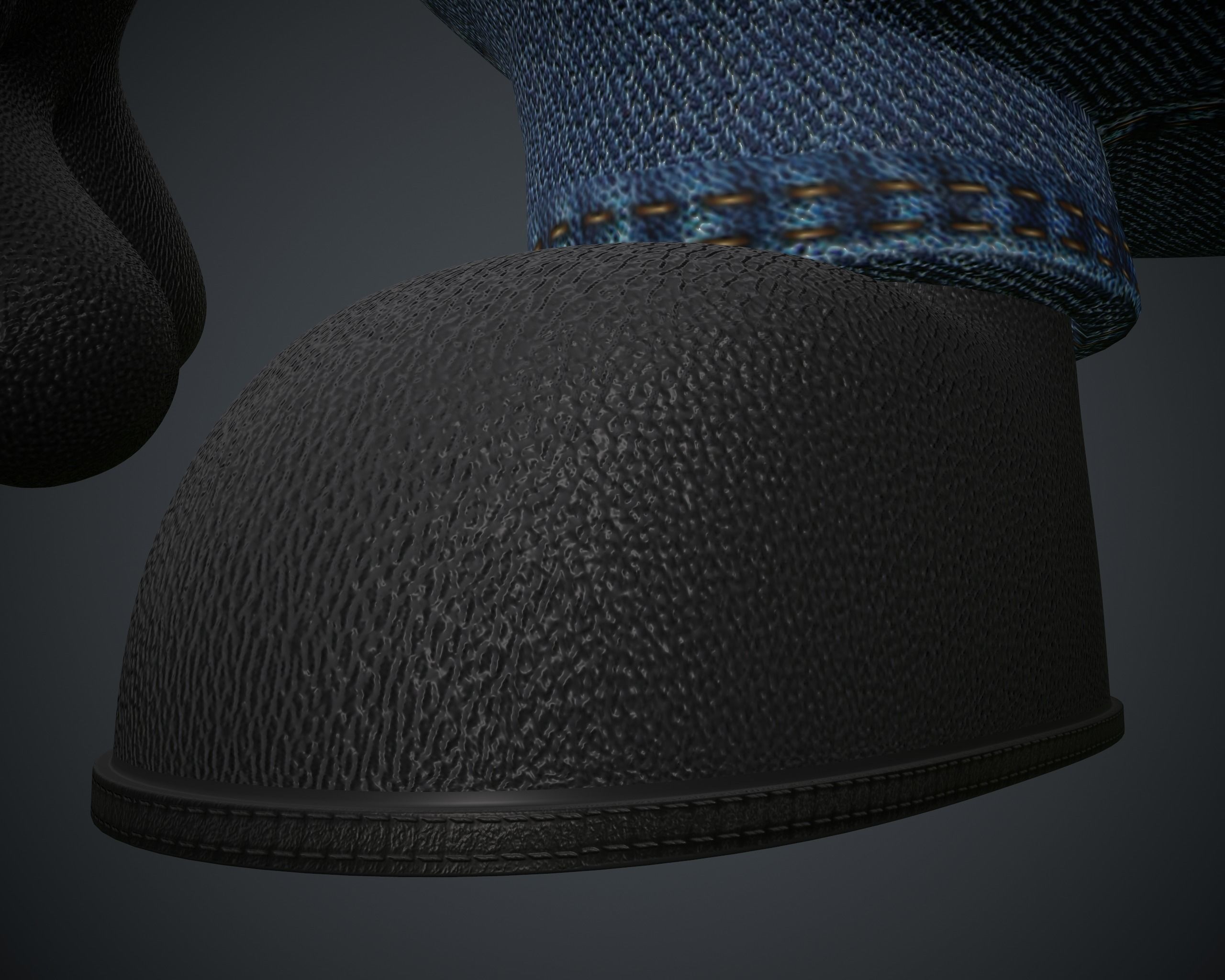 Minion 3d model with glasses and overalls 3D model_8