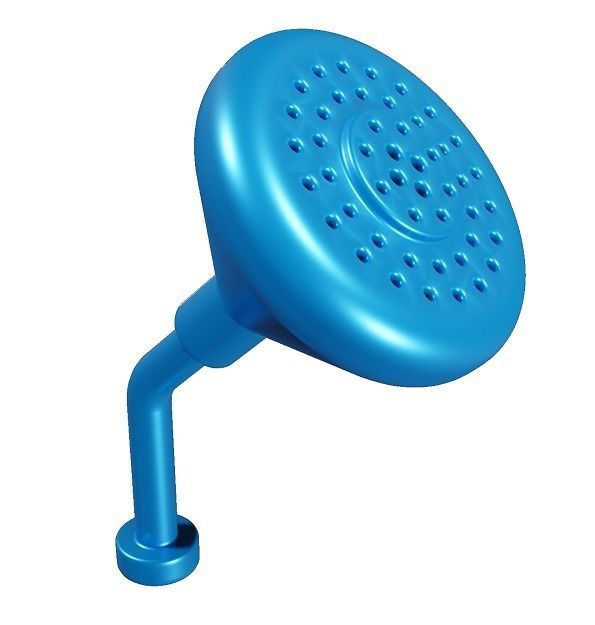 Spectacular Shower Head Low-poly 3D model_1