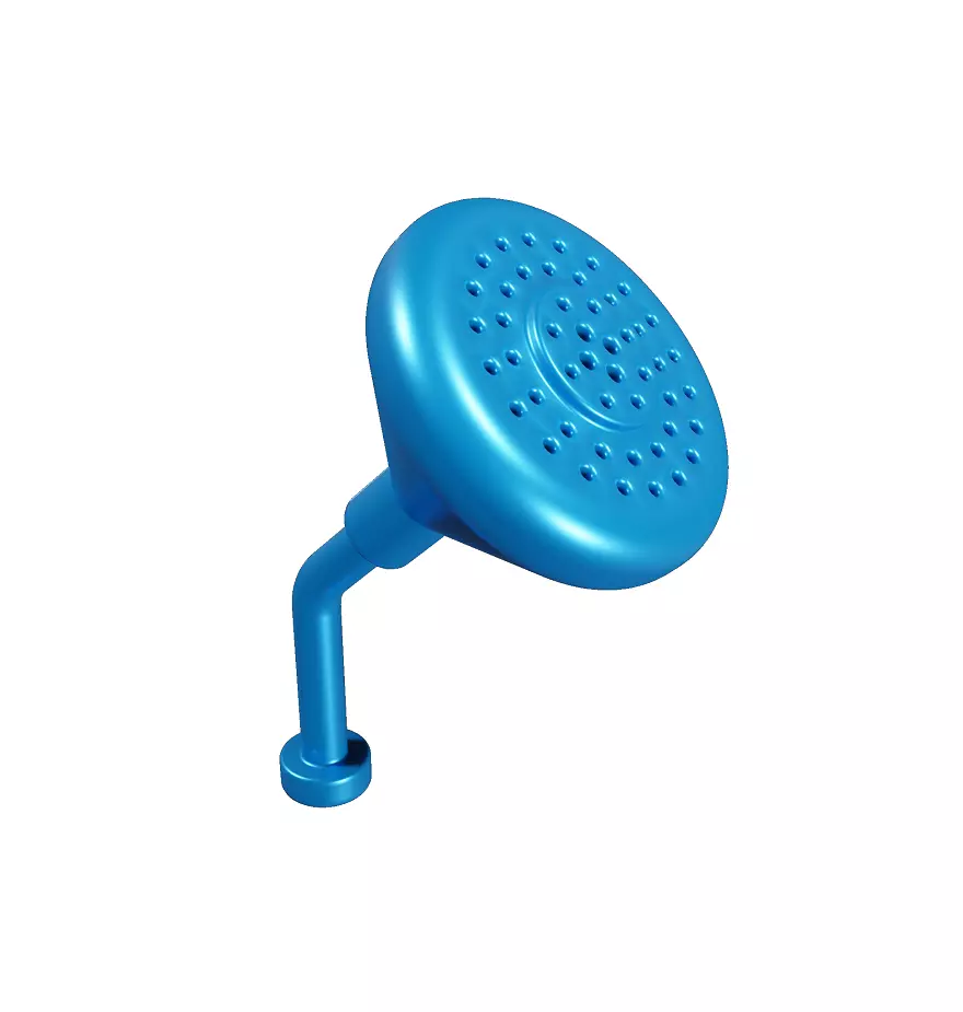 Spectacular Shower Head Low-poly 3D model_0
