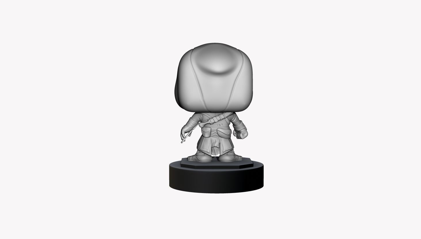 ASSASSINS CREED - POP CUSTOM - ALTAIR 3D print model_2
