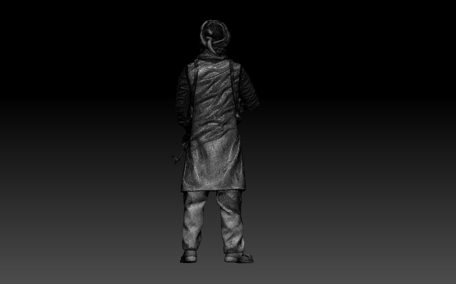 soldier arab 3D print model_35