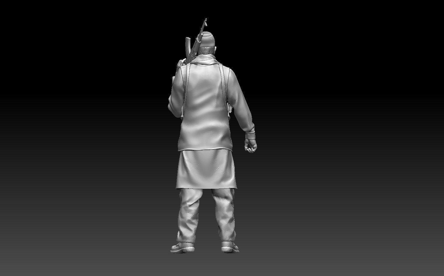 soldier arab  3D print model_21