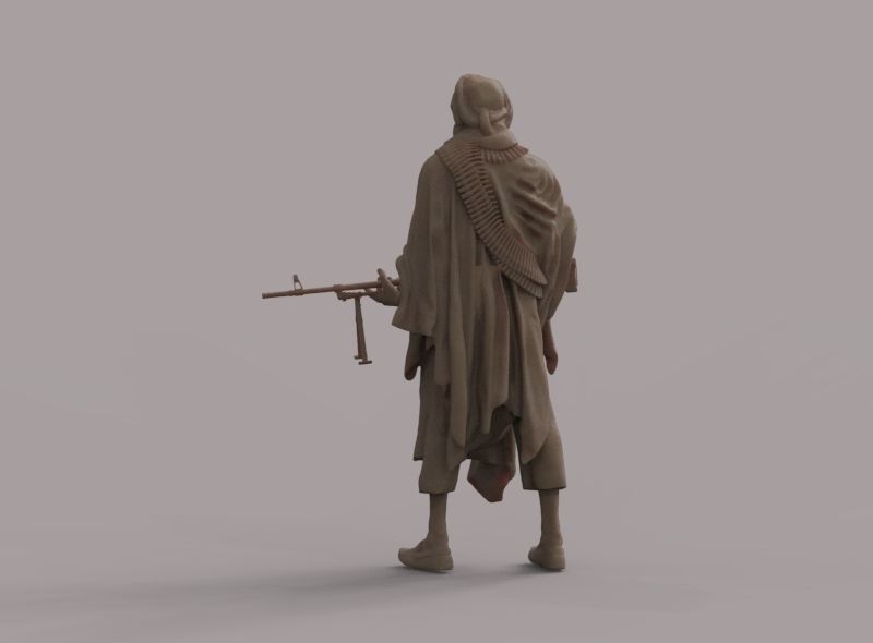 soldier arab  3D print model_10