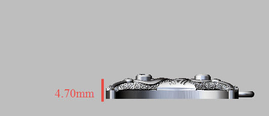 moon texture pendant 3D print model_8