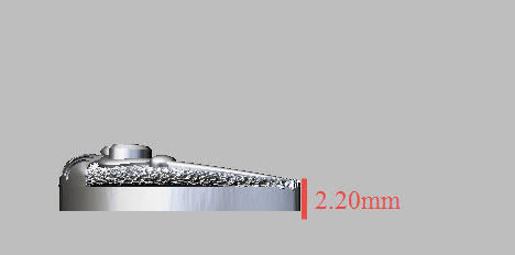 moon texture pendant 3D print model_7