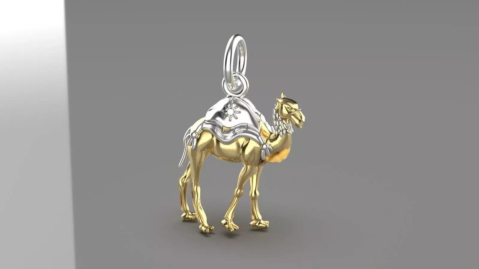 camel pendant 3D print model