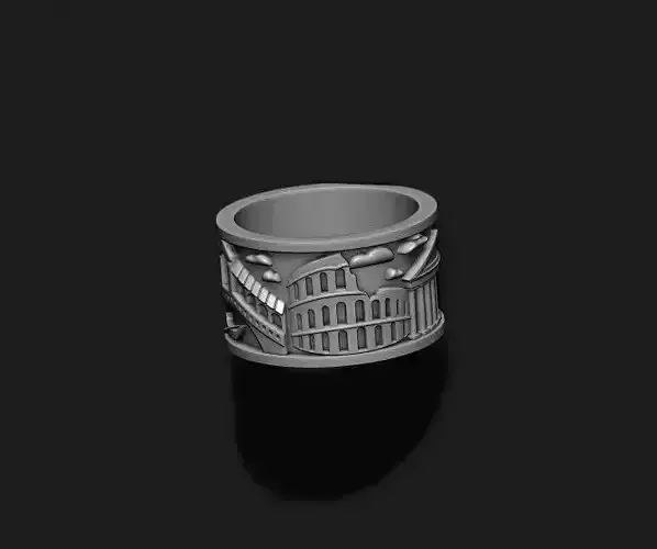 Italy ring 3D print model