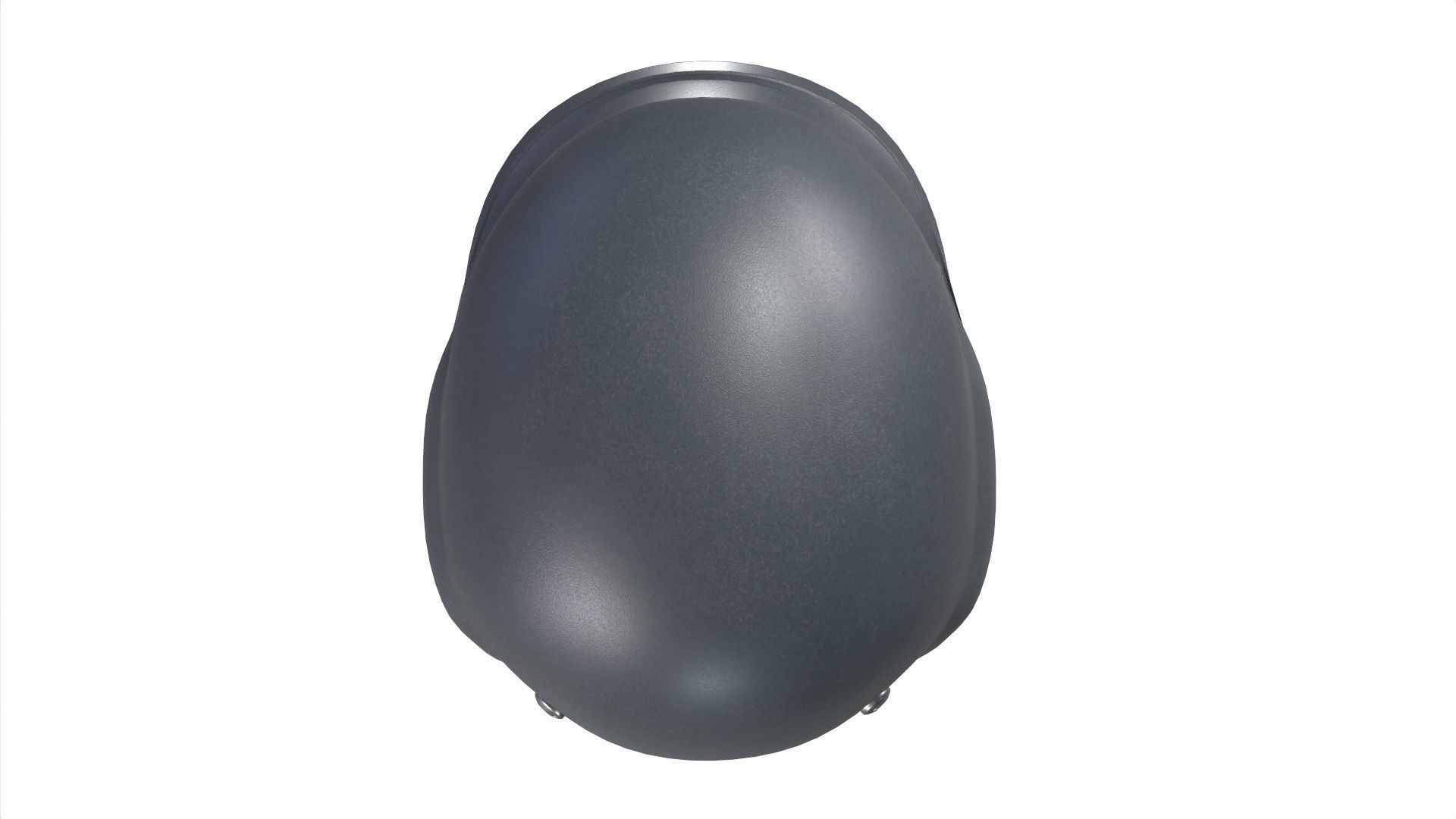 Millitary Ballistic Helmet Black 3D model_4