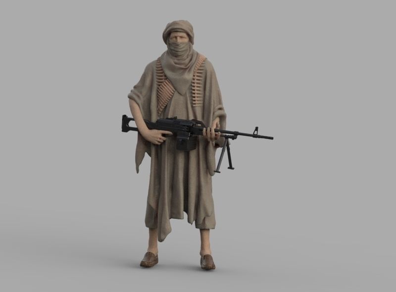 soldiers arab  3D print model_54