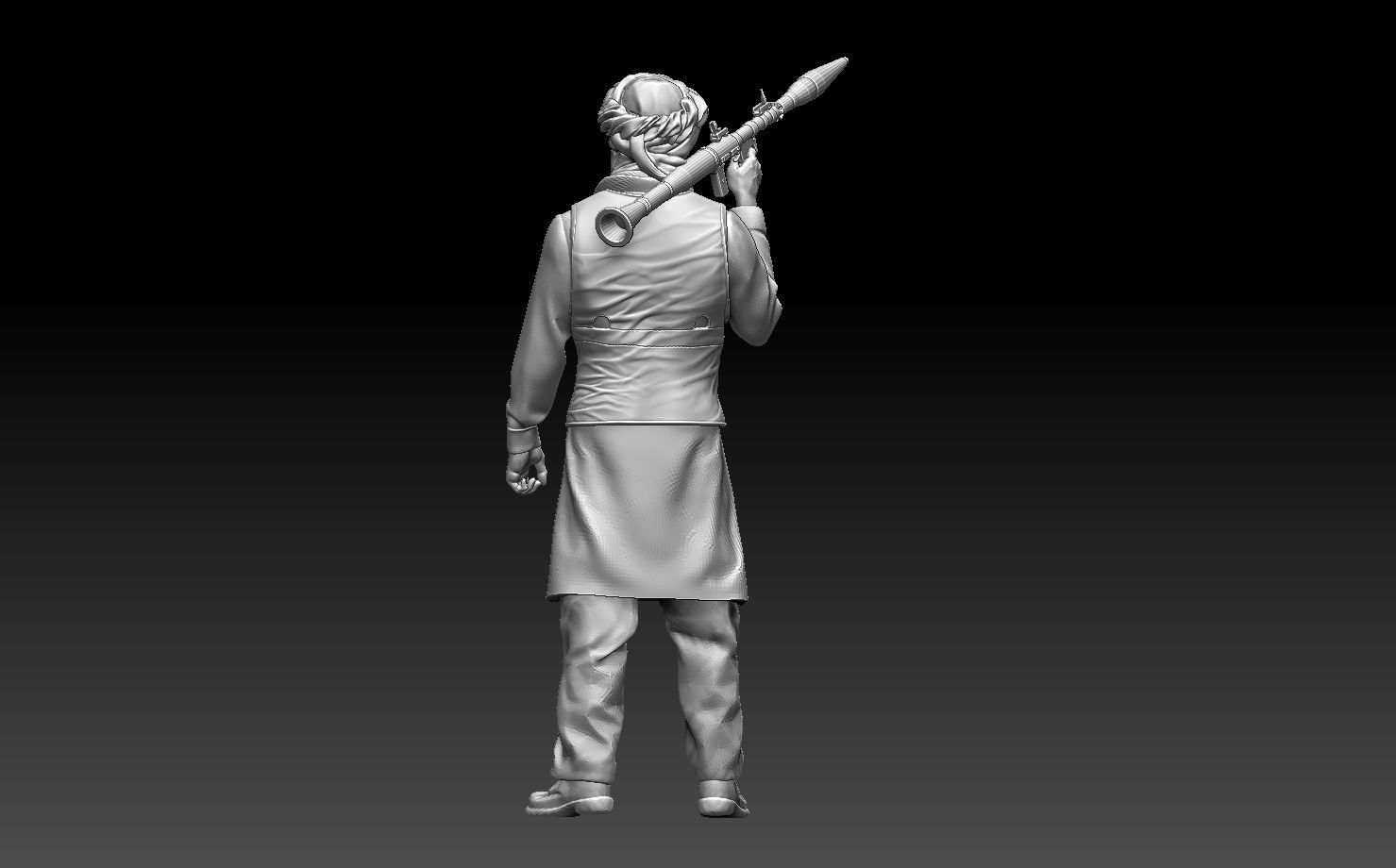 soldiers arab  3D print model_94