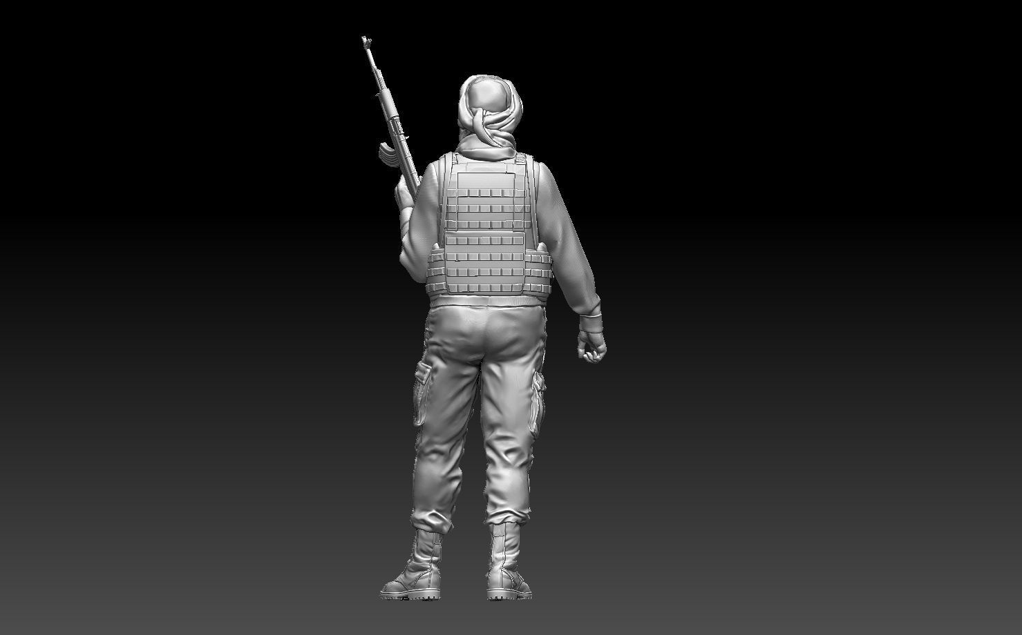 soldiers arab  3D print model_73