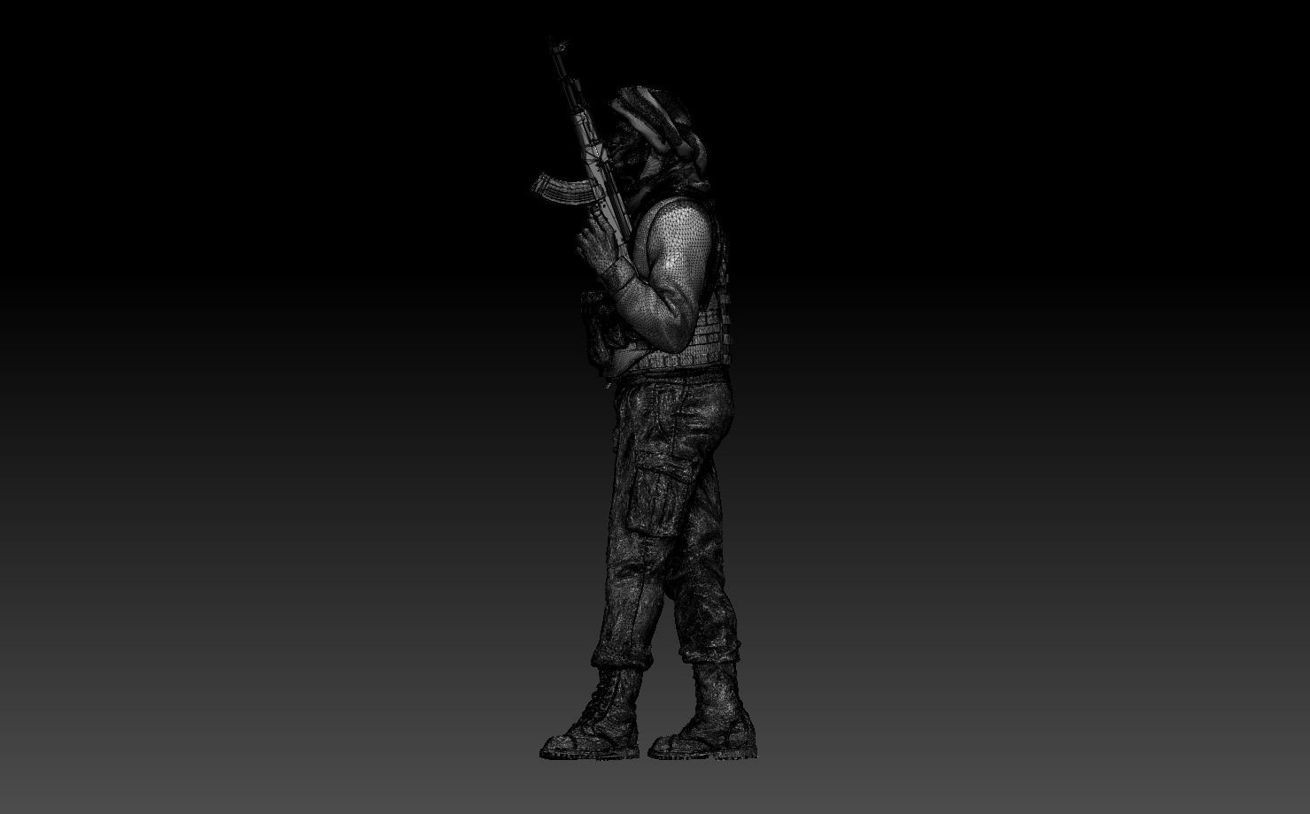 soldiers arab  3D print model_32