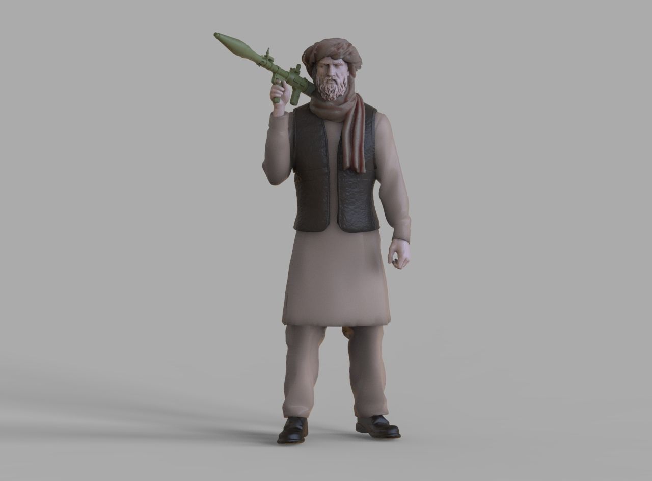 soldiers arab  3D print model_58