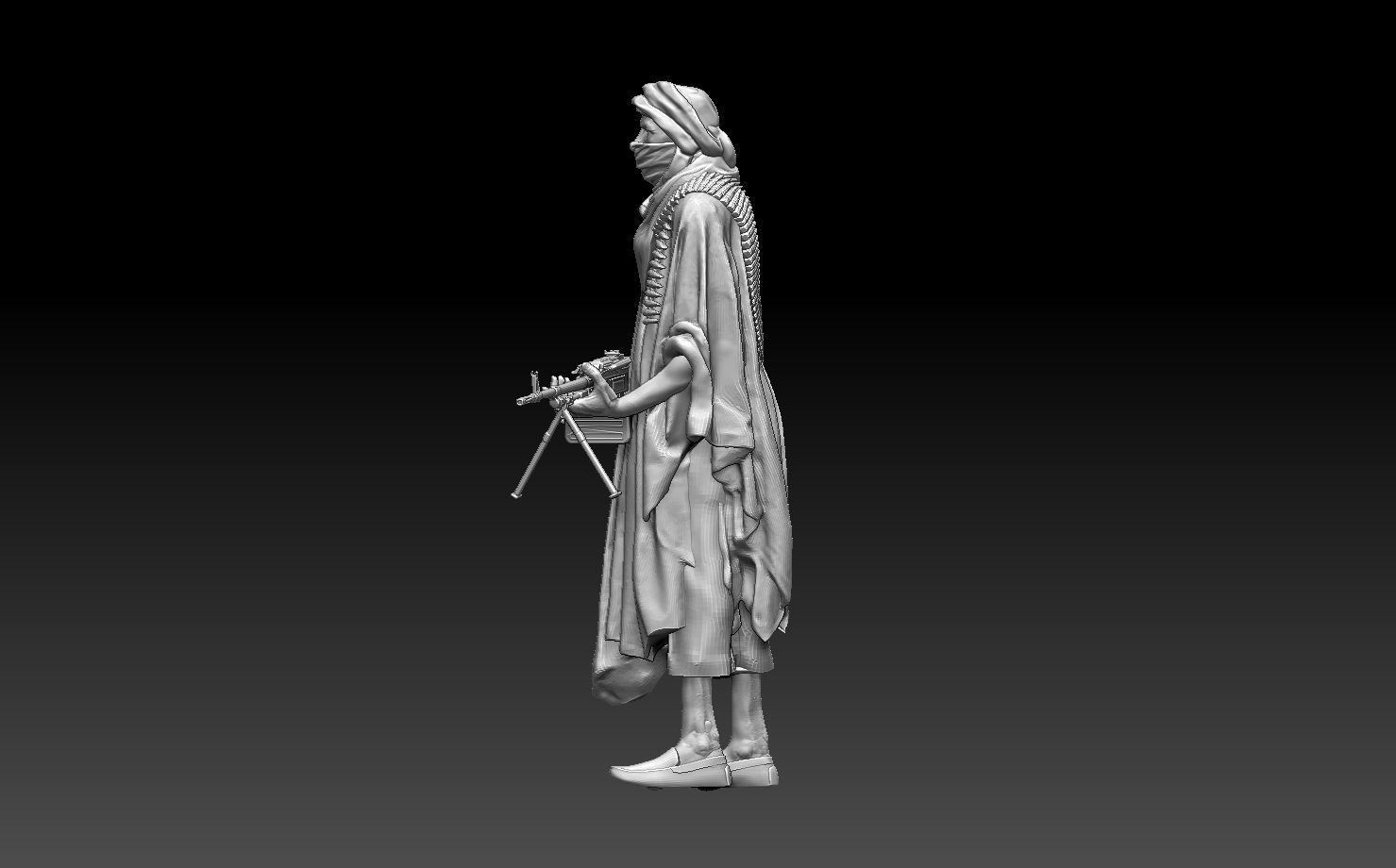 soldiers arab  3D print model_21