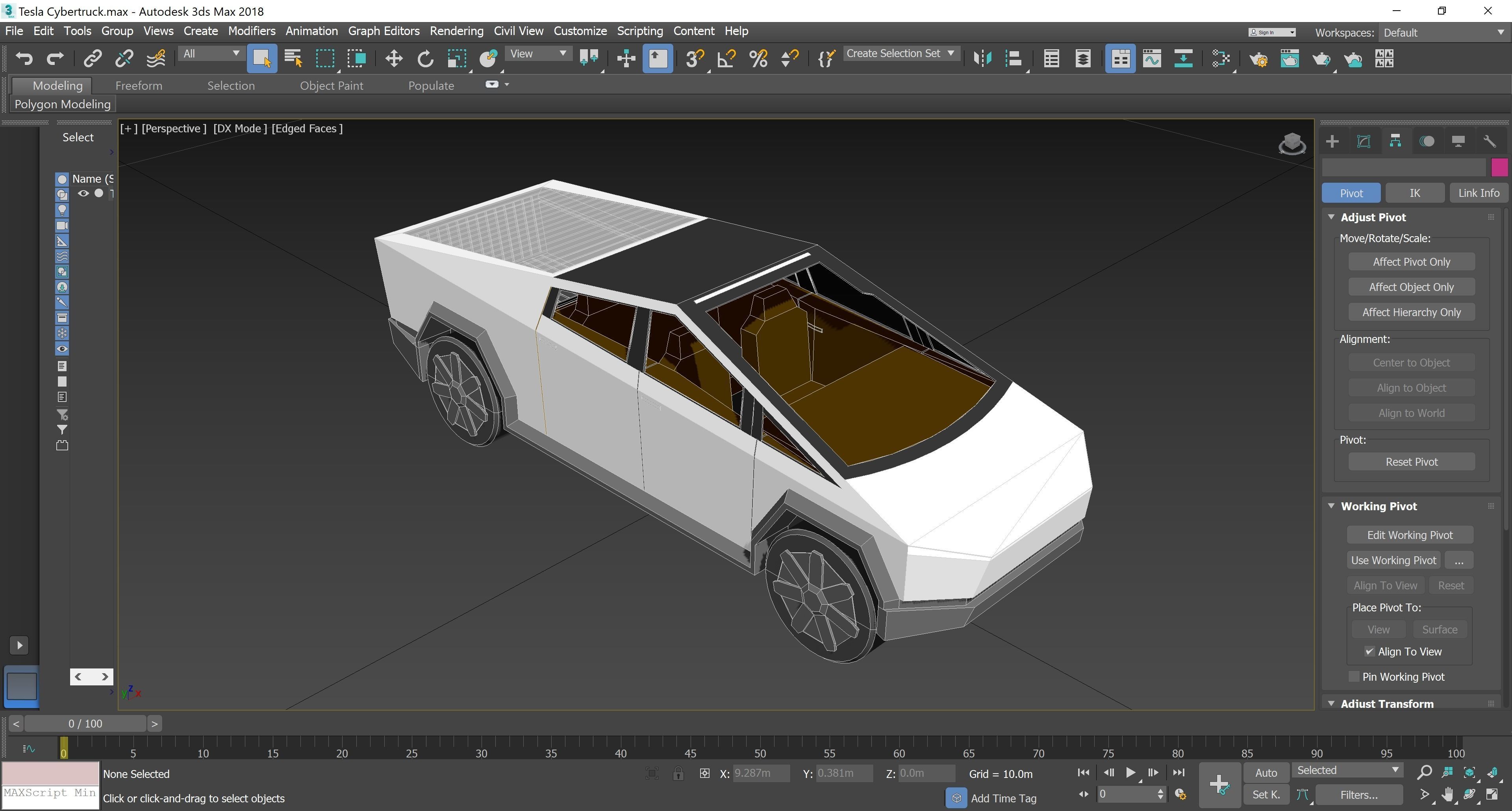 Tesla Cybertruck - Revit Family 3D model_8