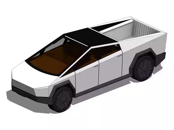 Tesla Cybertruck - Revit Family