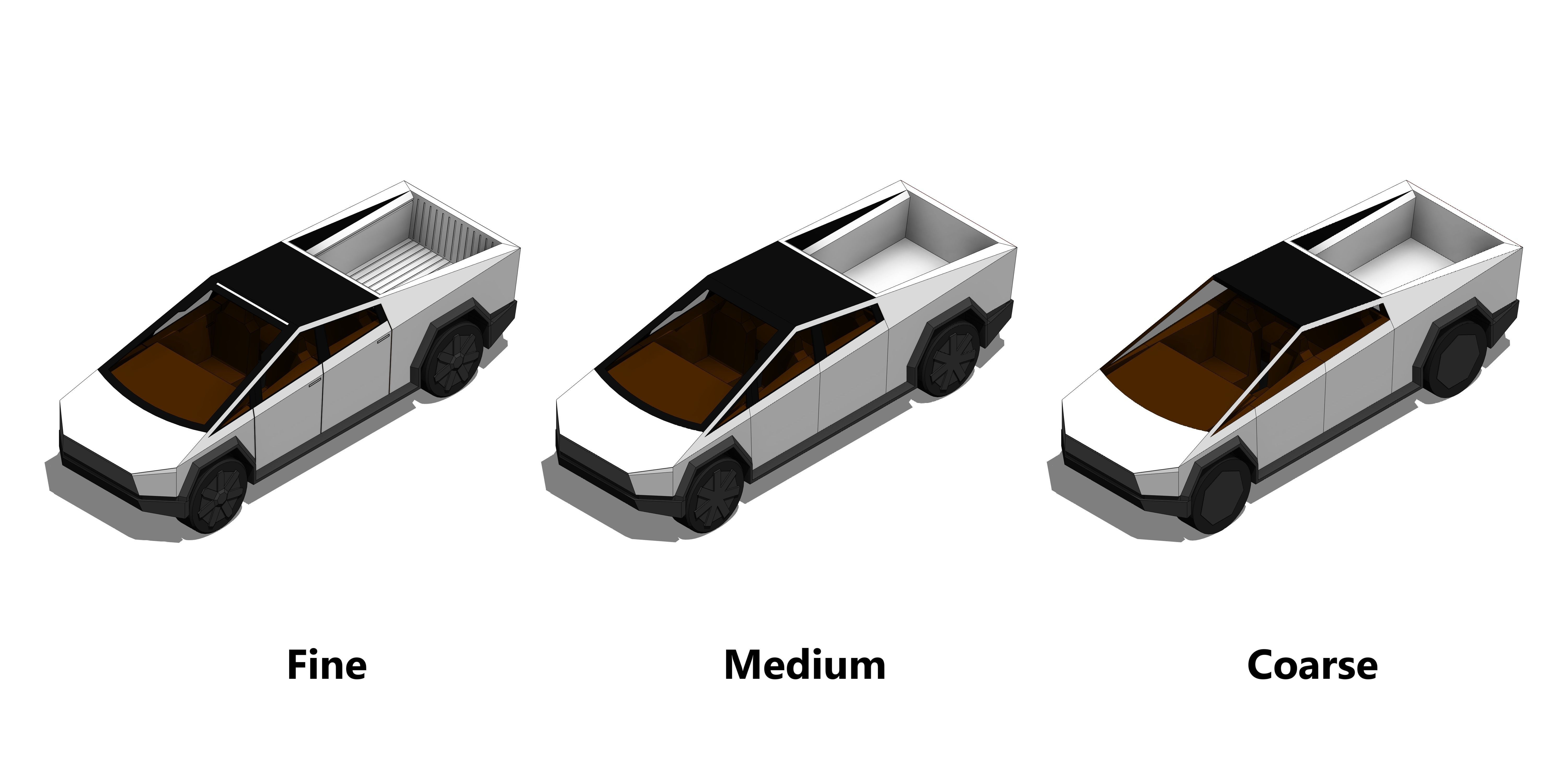 Tesla Cybertruck - Revit Family 3D model_4
