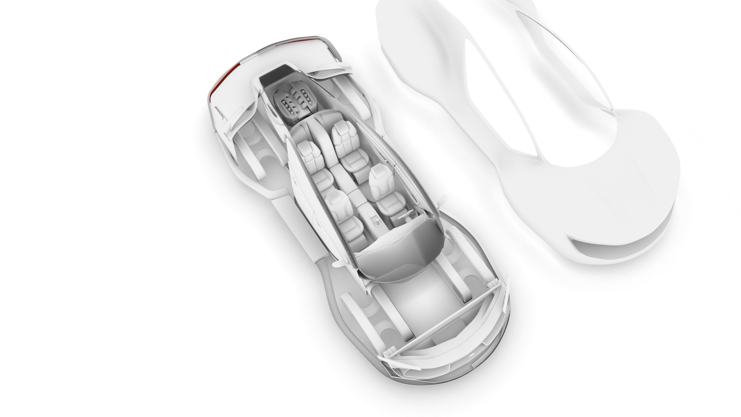 Nova - Flying Car Concept 3D model_11