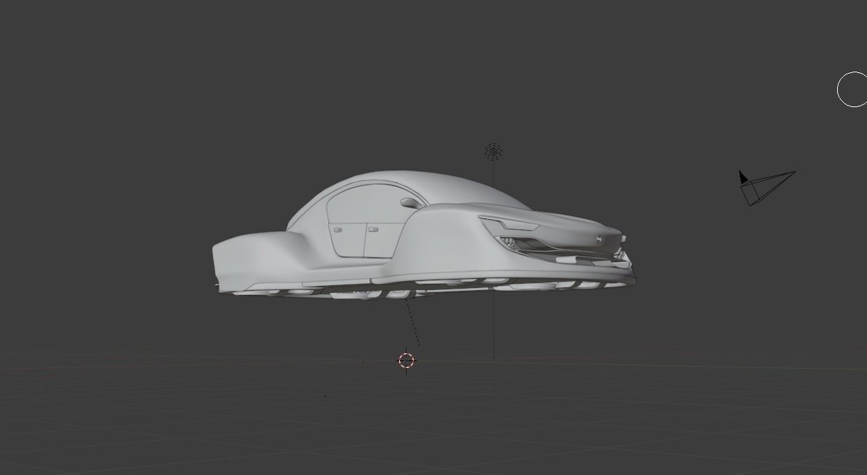 Nova - Flying Car Concept 3D model_7