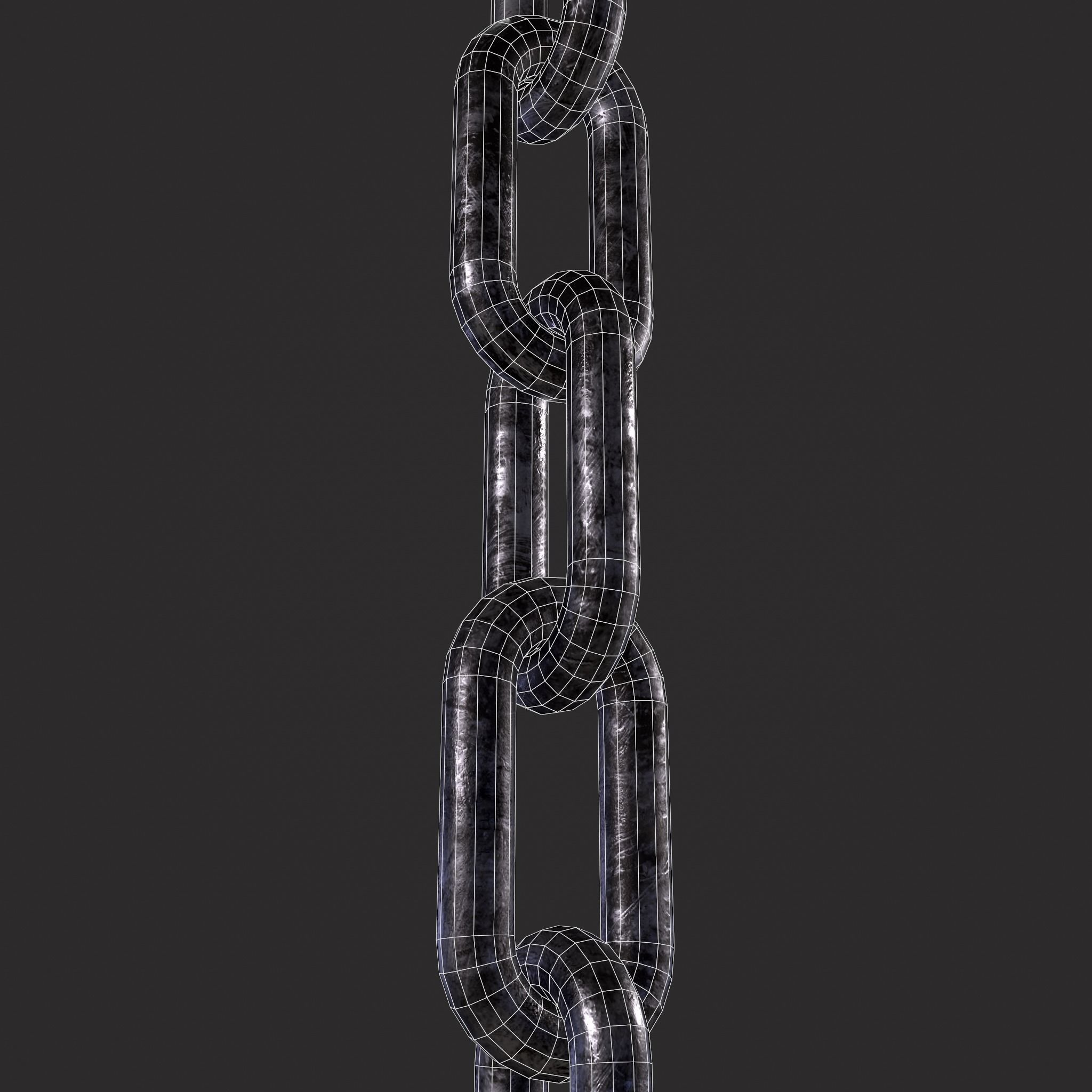 Medieval Flail  Low-poly 3D model_12