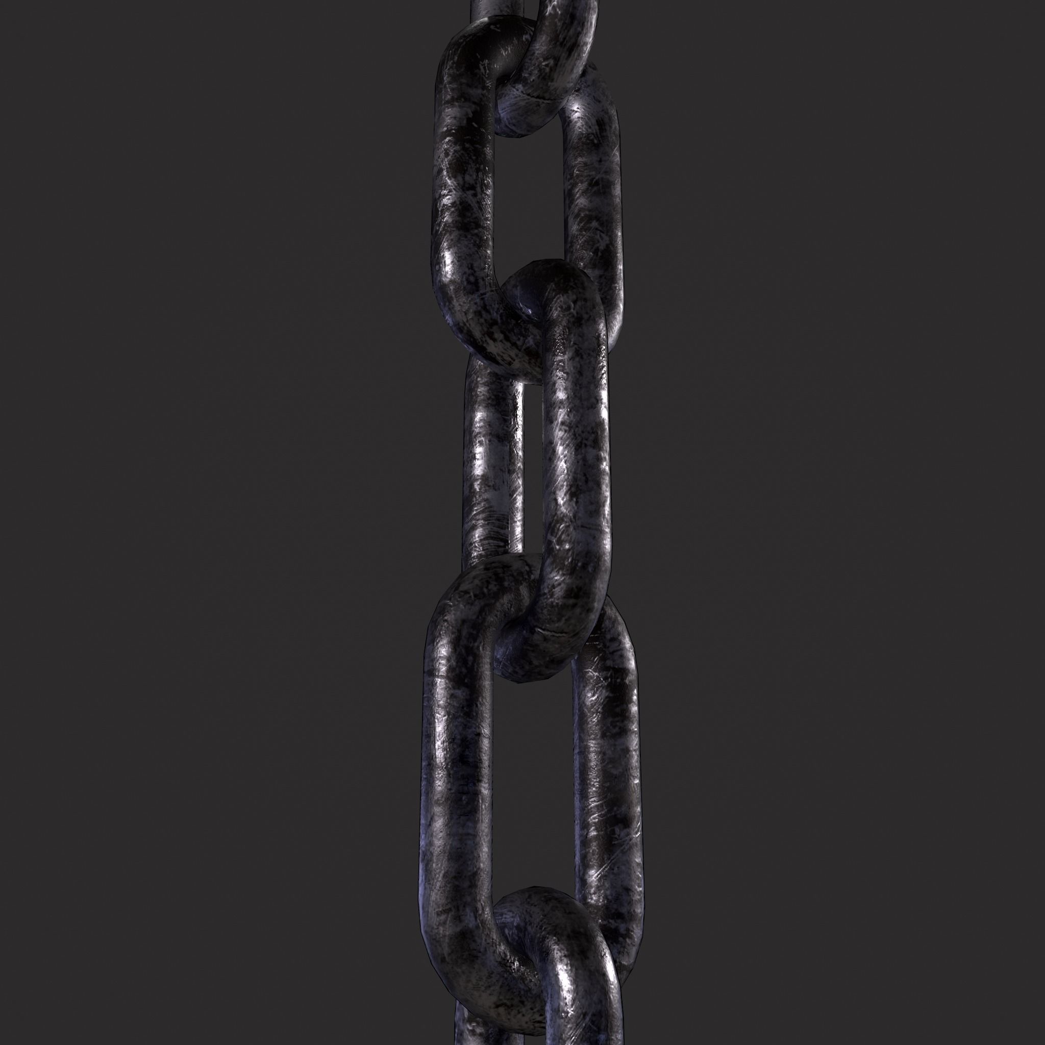 Medieval Flail  Low-poly 3D model_11