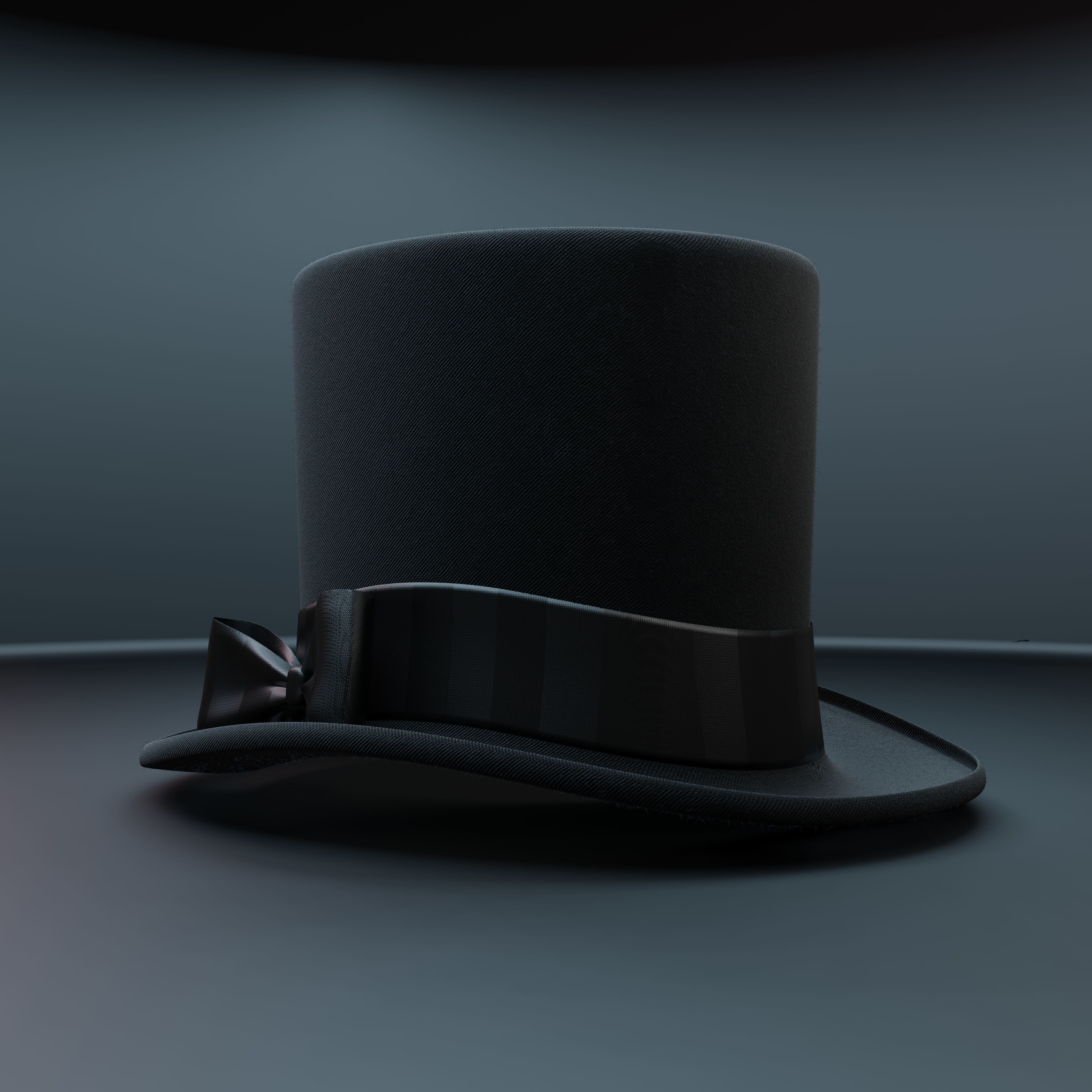 Top Hat Photorealistic PBR Low-poly 3D model_18